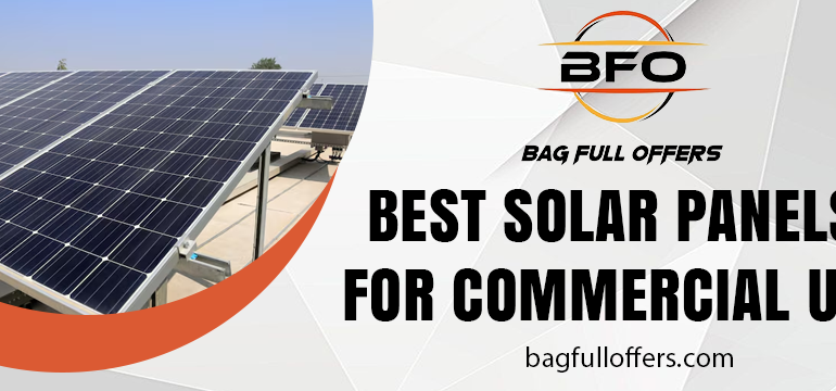 best solar panels for commercial use